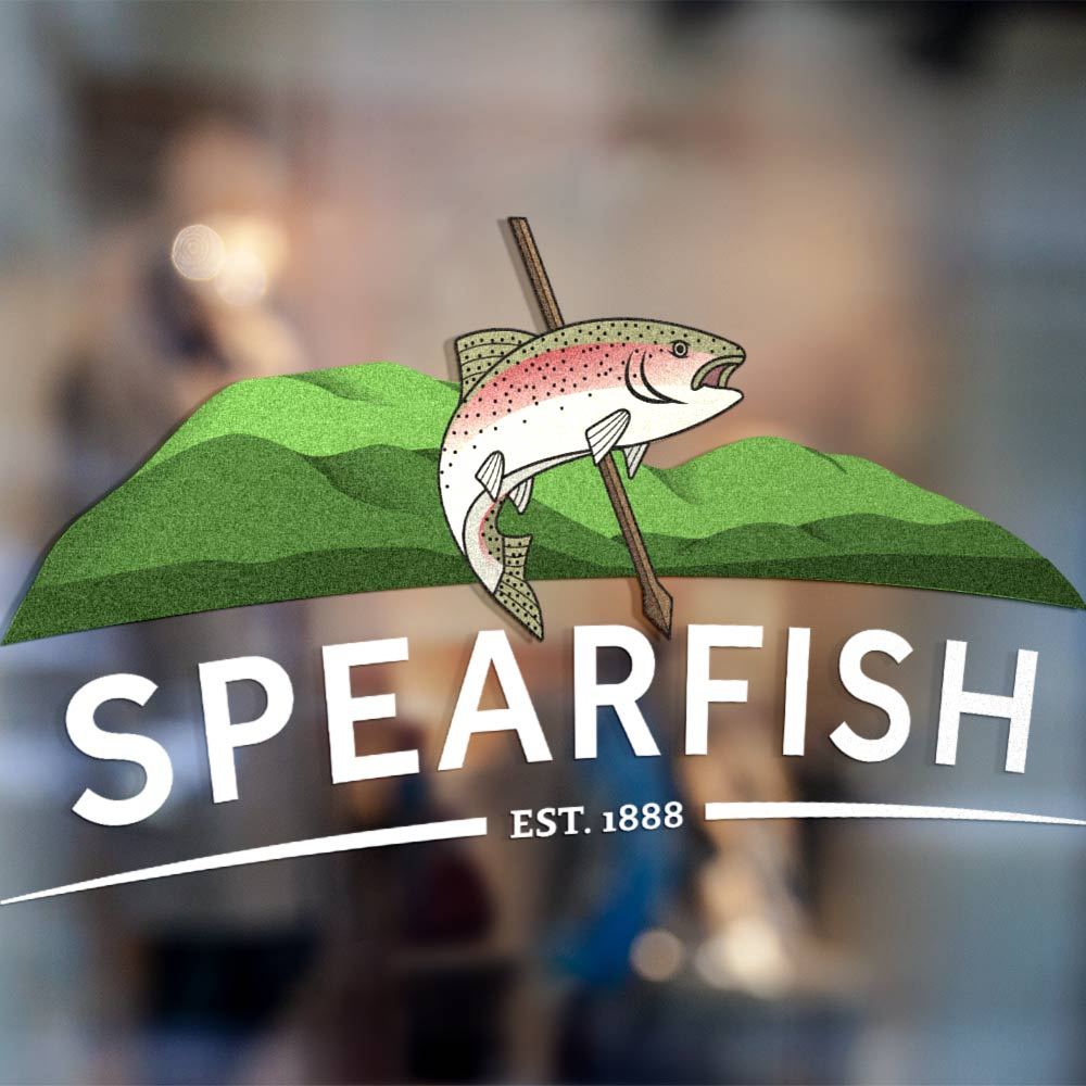 City of Spearfish logo on window