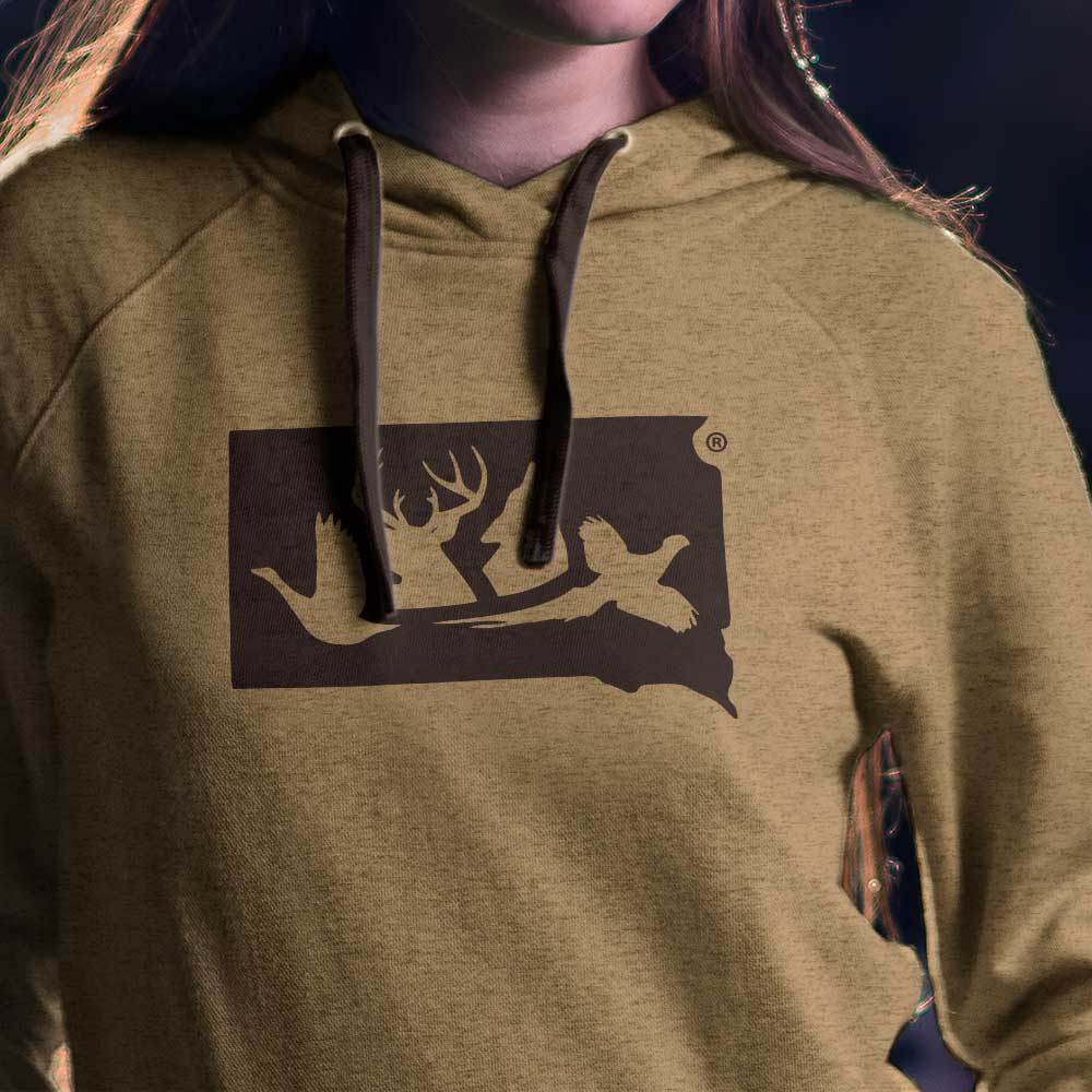 South Dakota Hunting logo on sweater